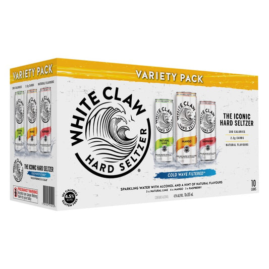 White Claw Mixed 10 Pack 355mL Cans (New) (Due December)