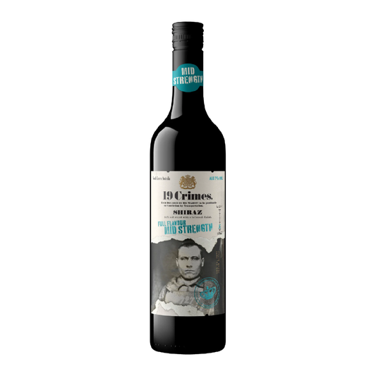 19 Crimes Mid Strength LIGHTER Shiraz 7% 750mL