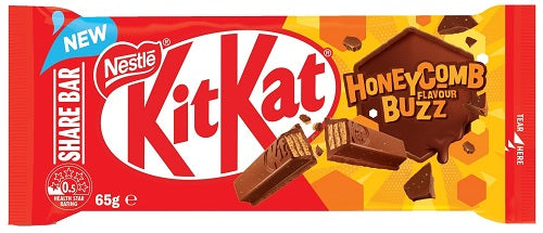 Nestle KitKat HoneyComb Buzz Chocolater Share Bar 65g (New)