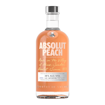 Absolut Vodka Peach 700mL - Thirsty Liquor Tauranga