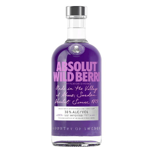 Absolut Vodka Wildberri 700mL - Thirsty Liquor Tauranga