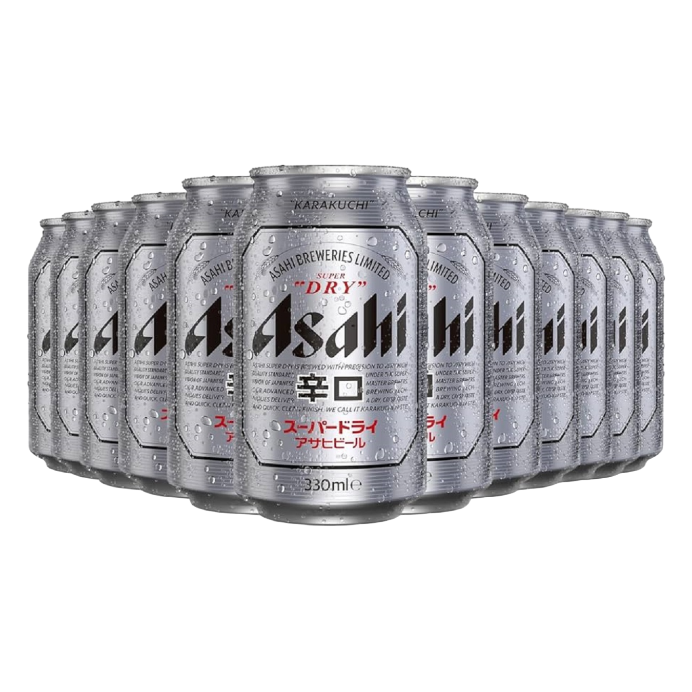 Asahi Super Dry 12 Pack 330mL Cans - Thirsty Liquor Tauranga