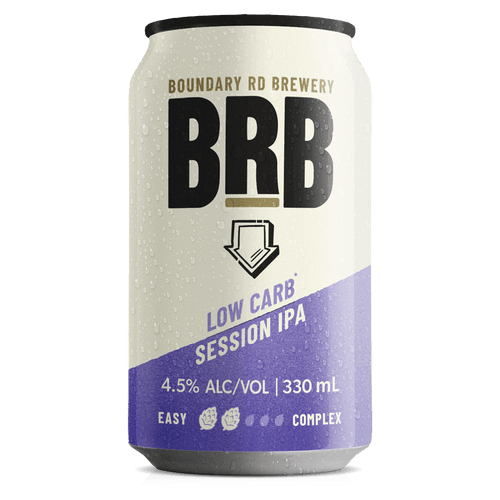 BRB Lower Carb Session Ipa 4.5% 12 Pack 330mL Cans - Thirsty Liquor Tauranga