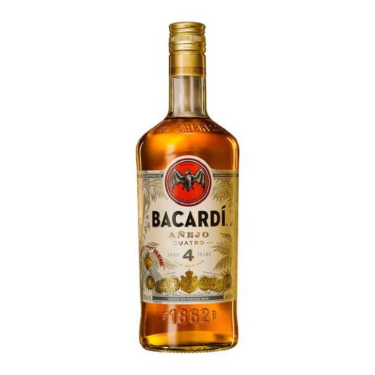 Bacardi Anejo 4 Year Old Rum 40% 700mL (A)