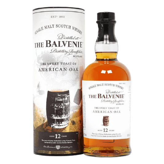 Balvenie 12 Year Old American Oak 43% 700mL (EOL) - Thirsty Liquor Tauranga