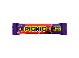 Cadbury Picnic Bar Twin Pack 67g - Thirsty Liquor Tauranga