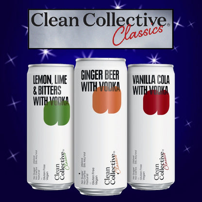 Clean Collective Vanilla Cola with Vodka 5% 6 Pack 250mL Cans