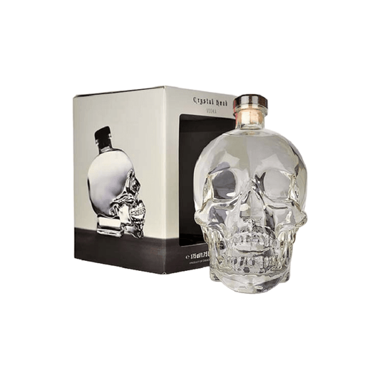 Crystal Head Vodka Magnum Skull In Box 1.75 Litre - ONLINE PRICE Box Damaged - (EOL) - Thirsty Liquor Tauranga