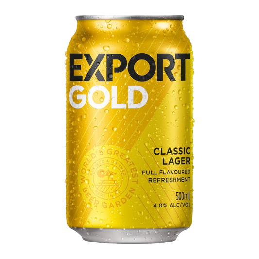 Export Gold 500mL Cans - Thirsty Liquor Tauranga