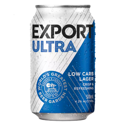 Export Ultra Low Carb 500mL Cans - Thirsty Liquor Tauranga