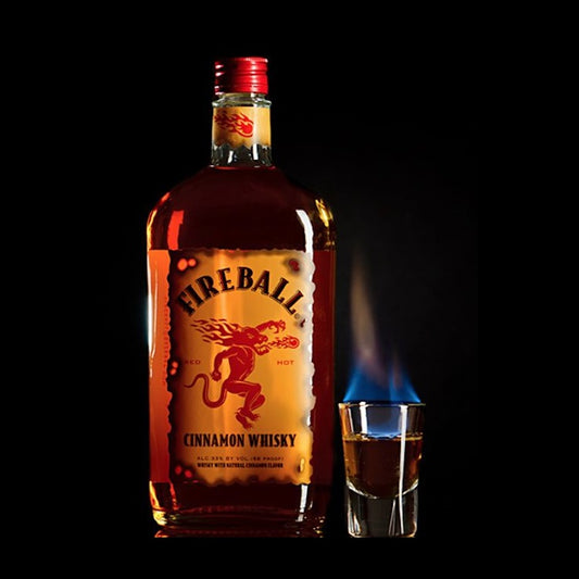 Fireball Cinnamon Flavoured Whisky 33% 750mL (New) (Size change)