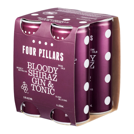 Four Pillars Bloody Shiraz 4 Pack 250mL Cans