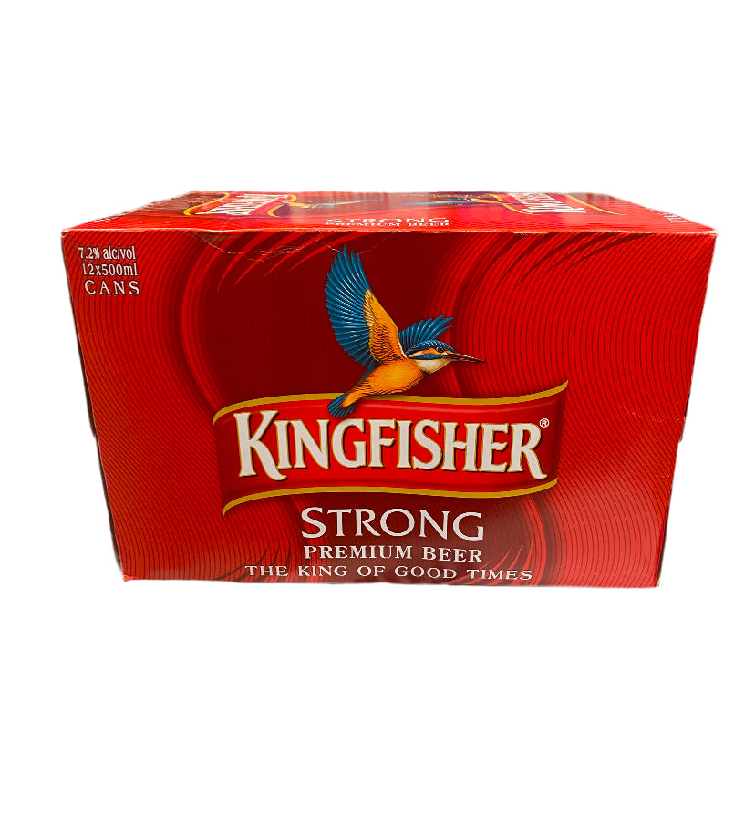 Kingfisher Strong 7.2% 12 Pack 500mL Cans