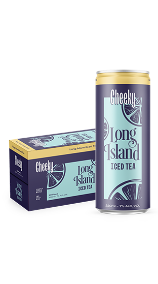 Cheeky Long Island Iced Tea 7% 10 Pack 250mL Cans (New)