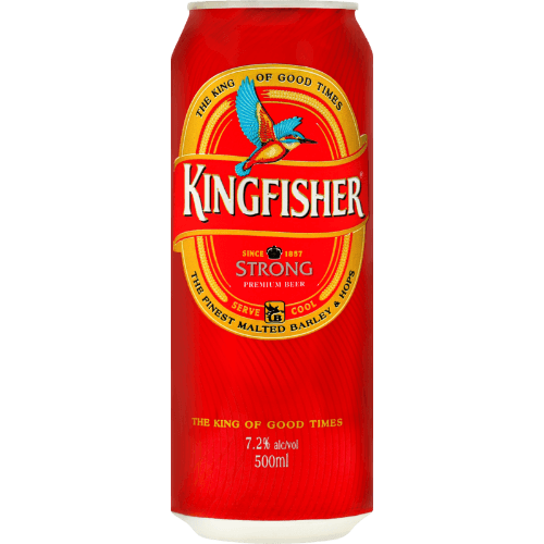 Kingfisher Strong 7.2% 12 Pack 500mL Cans