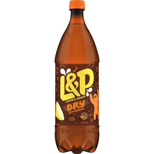 L&P Dry Ginger Beer 1.5L (Schweppes out of Stock)