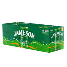 Jameson 4.8% Dry & Lime 10 Pack 330mL Cans