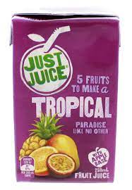 Just Juice Tropical 250m LPB Tetra - Thirsty Liquor Tauranga