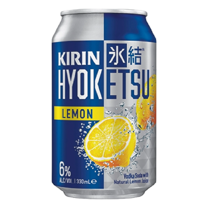 Kirin Hyoketsu Lemon 6% 6 Pack 330mL Cans