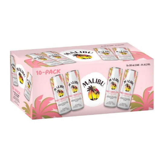 Malibu Watermelon Lemonade 10 Pack 250mL Cans - Thirsty Liquor Tauranga