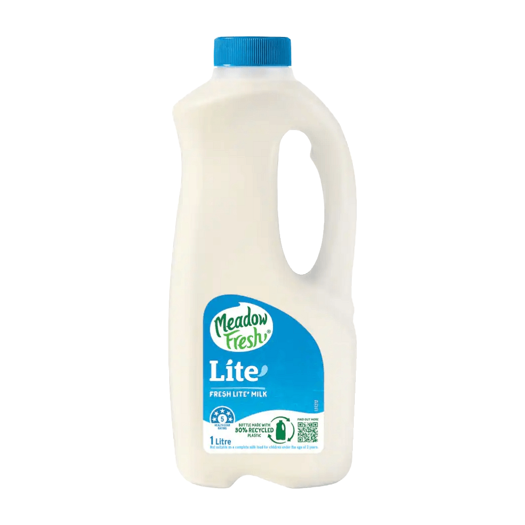 Meadow Fresh Milk Lite 1 Litre Plastic (INSTORE ONLY) - Thirsty Liquor Tauranga