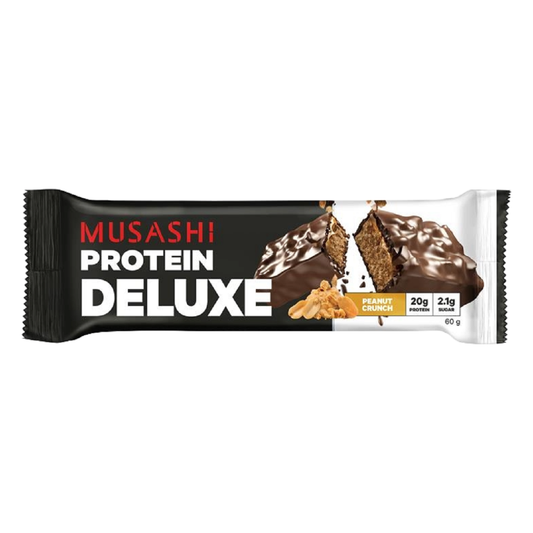 Musashi Deluxe Protein Bar - Peanut Crunch 60g (EOL)