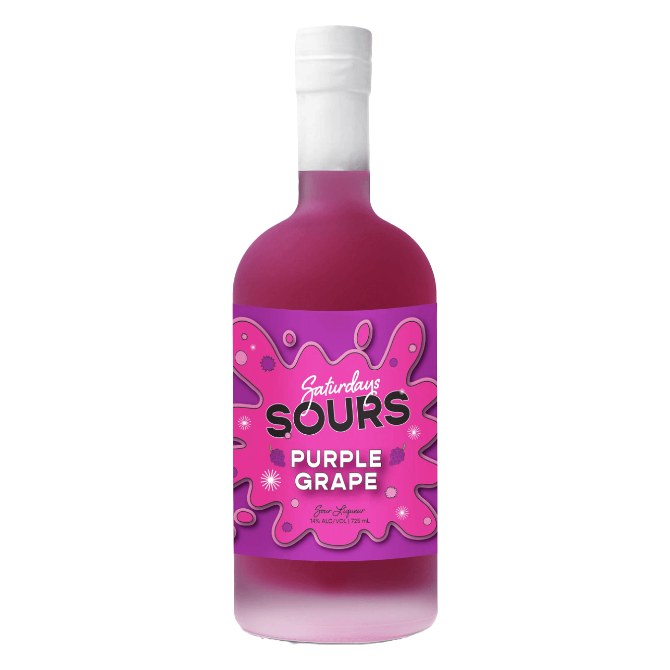 Saturdays Sours Purple Grape 725mL (New) - Thirsty Liquor Tauranga