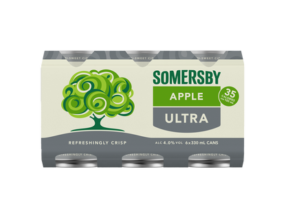 Somersby Ultra - Apple Cider 4.0% 6 Pack 330mL Cans