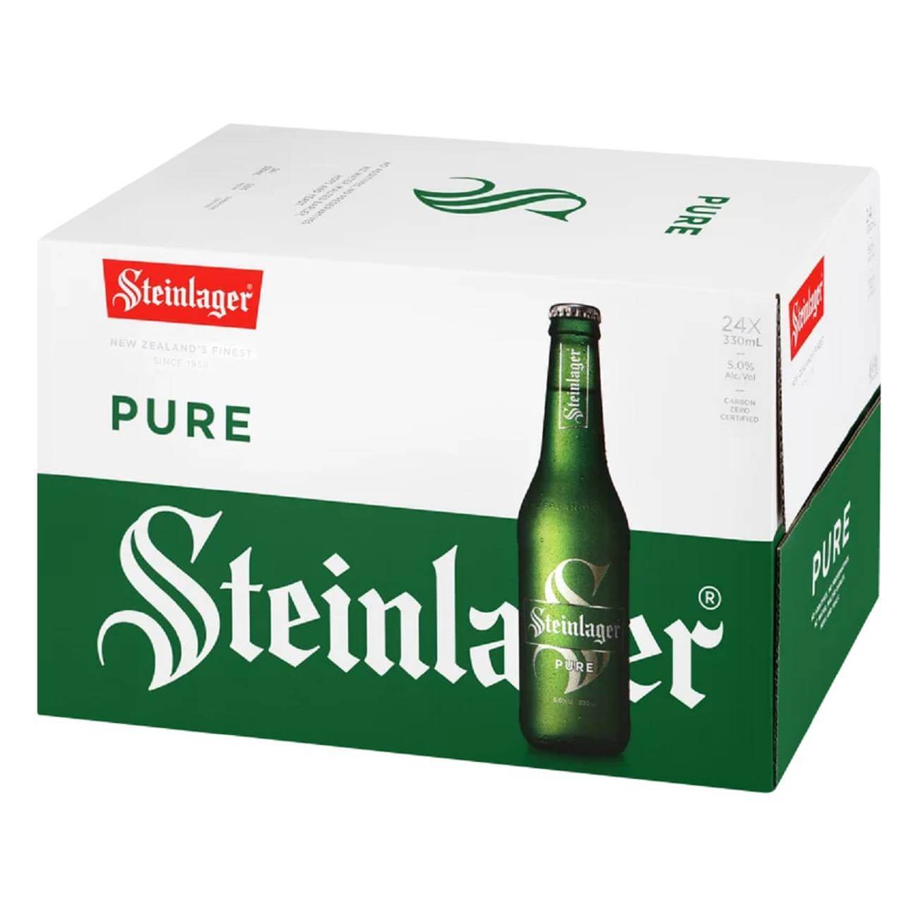 Steinlager Pure 24 Pack 330mL Bottles - Thirsty Liquor Tauranga