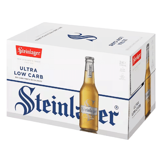 Steinlager Ultra Low Carb 24 Pack 330mL Bottles - Thirsty Liquor Tauranga