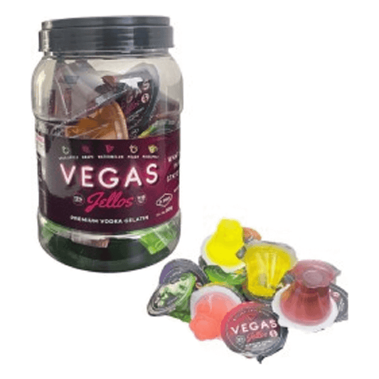 Vegas Jello Shot Bucket 15 Pack 37g (New) - Thirsty Liquor Tauranga