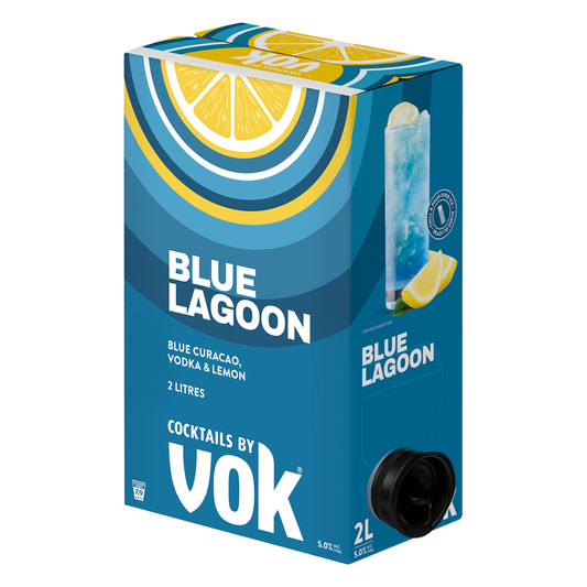 Vok Blue Lagoon 5% 2 Litre Cask (ES)