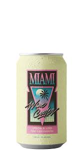 Miami Wine Cooler Lemon & Lime 5% 6 Pack 330mL Cans (New)