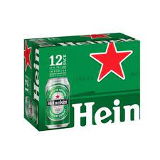 Heineken Lager 12 Pack 330mL Cans - Thirsty Liquor Tauranga