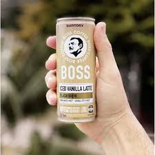 Boss Coffee Iced Latte 237mL Can (New)