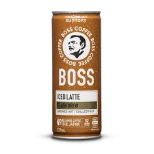 Boss Coffee Iced Latte 237mL Can (New)