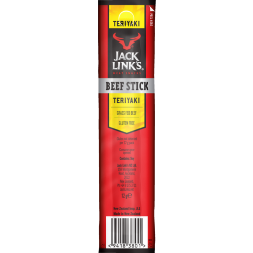 Jack Links Beef Stick Teriyaki 12g