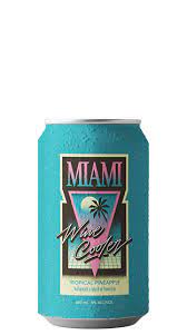 Miami Wine Cooler Tropical Pineapple 5% 6 Pack 330mL Cans (New)