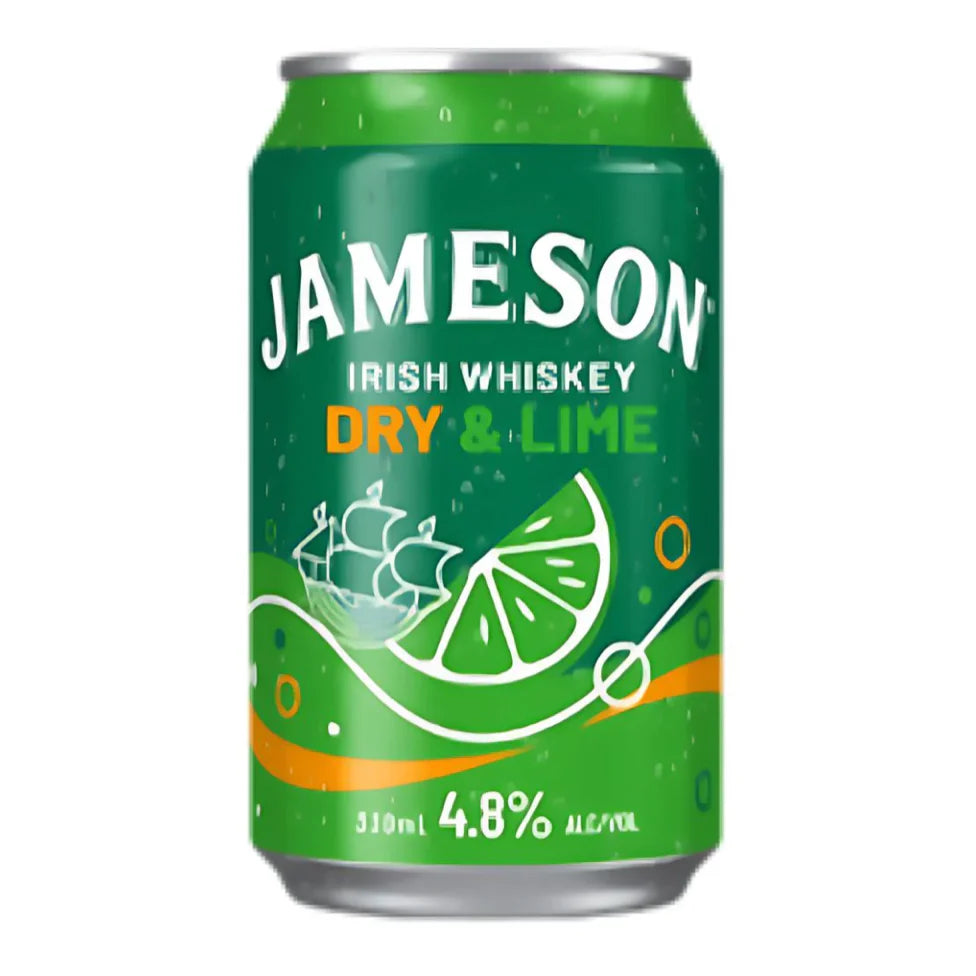 Jameson 4.8% Dry & Lime 10 Pack 330mL Cans