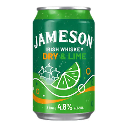 Jameson 4.8% Dry & Lime 10 Pack 330mL Cans