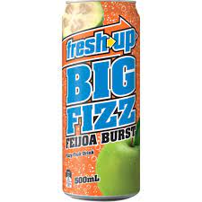 Fresh Up Big Fizz 500mL Feijoa Burst Can - Thirsty Liquor Tauranga