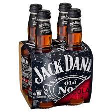 Jack Daniels 4.8% Cola 4 Pack 330mL Bottles - Thirsty Liquor Tauranga