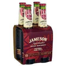 Jameson 5% Raw Cola 4 Pack 333mL Bottles - Thirsty Liquor Tauranga