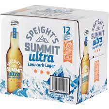 Speights Summit Ultra Low Carb Lager 4.2% 12 Pack 330mL Bottles - Thirsty Liquor Tauranga