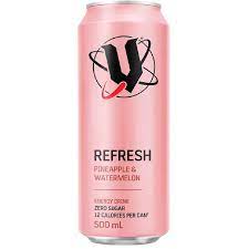 V Energy 500mL Refresh Pineapple & Watermelon Zero Sugar Can - Thirsty Liquor Tauranga