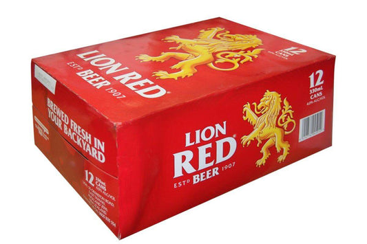 Lion Red 12 Pack 330mL Cans - Thirsty Liquor Tauranga